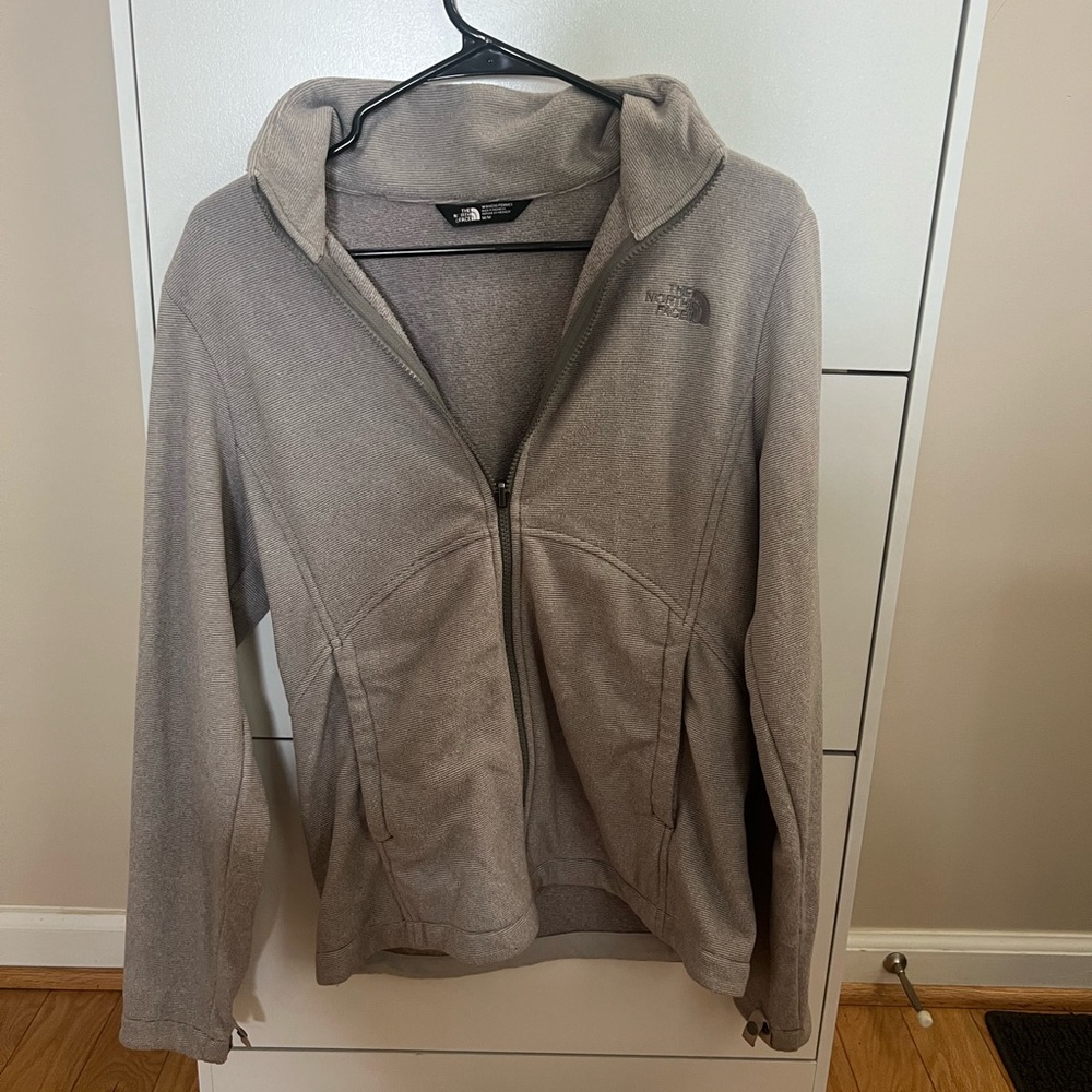 The North Face Women's Grey Zip Up Jacket Size M